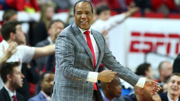 Kevin Keatts smiling